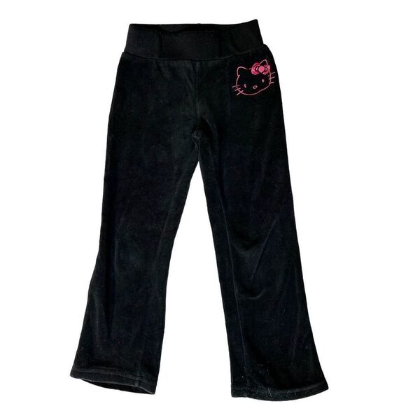Hello Kitty Velour Boot-cut Pants, Sz - Picture 1 of 2